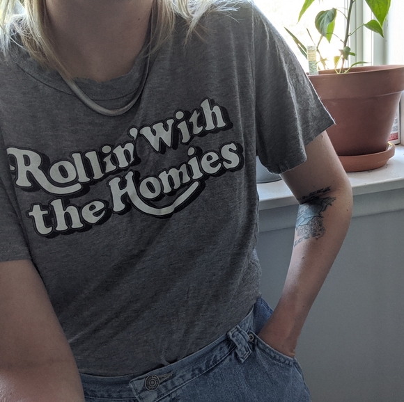Tops - 👯‍♀️Rolling with the homies  graphic tee
